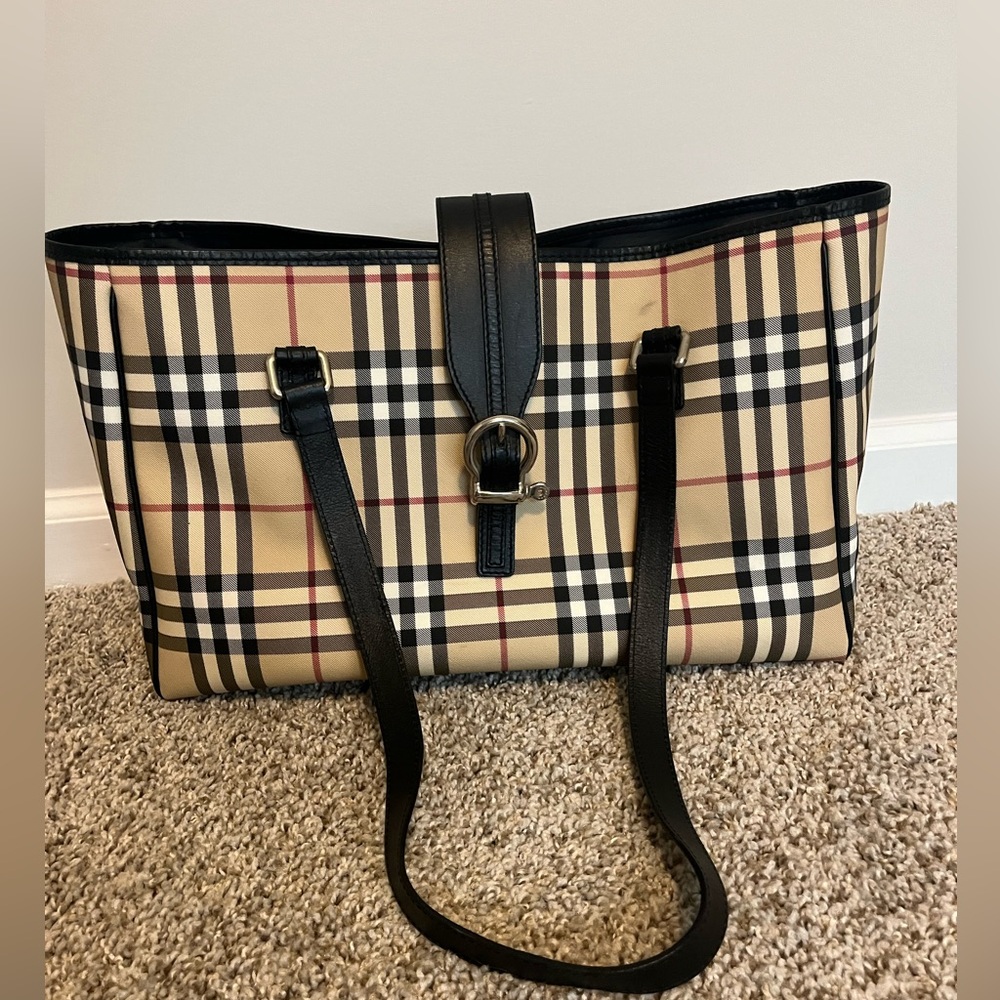 Burberry Nova check tote bag